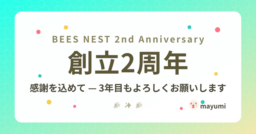 創立２周年🎉 Thumbnail